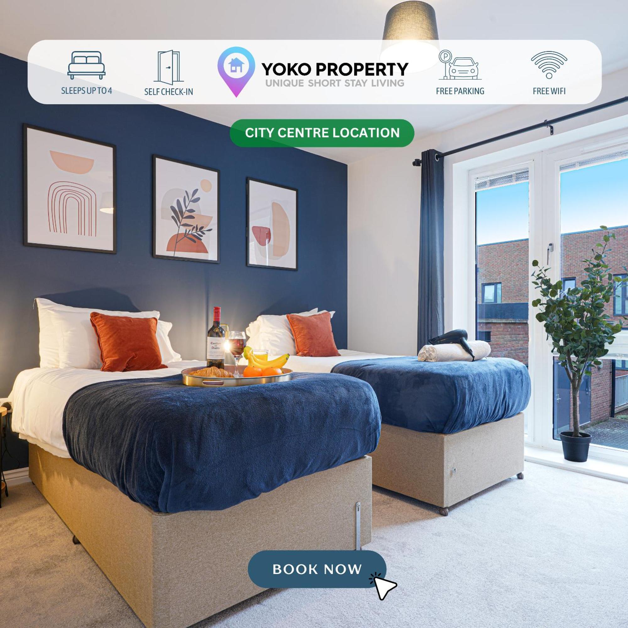 Luxury Campbell Park Apartments In Central Mk With Balcony, Free Parking & Smart Tv With Netflix By Yoko Property Milton Keynes Kültér fotó